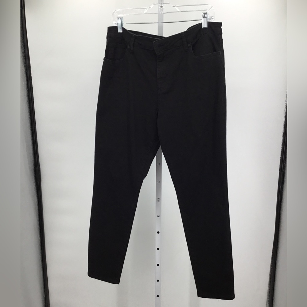 Kut from the Kloth Women's Black Jeans Connie Ankle Straight Size 14